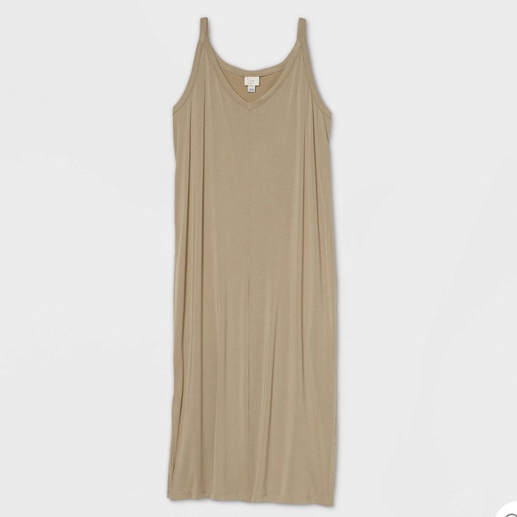 a new day Dresses & Skirts - A New Day Beige Midi Dress Size M